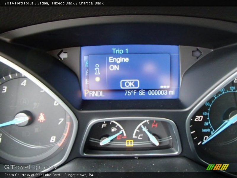 Tuxedo Black / Charcoal Black 2014 Ford Focus S Sedan