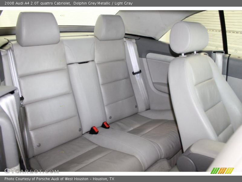 Dolphin Grey Metallic / Light Gray 2008 Audi A4 2.0T quattro Cabriolet