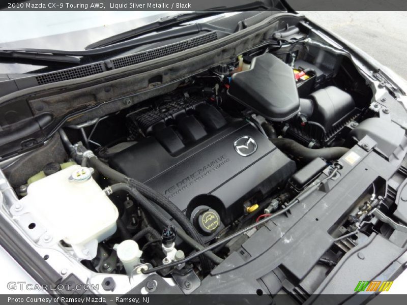 Liquid Silver Metallic / Black 2010 Mazda CX-9 Touring AWD