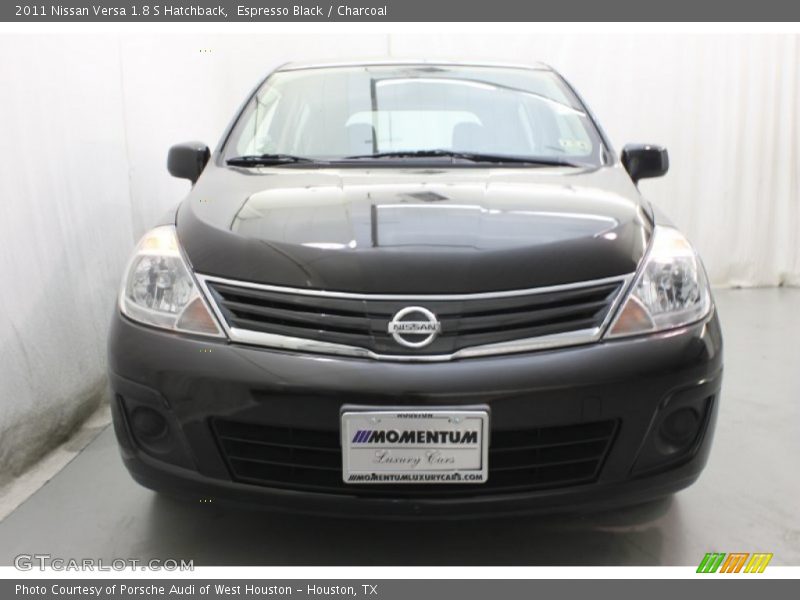 Espresso Black / Charcoal 2011 Nissan Versa 1.8 S Hatchback