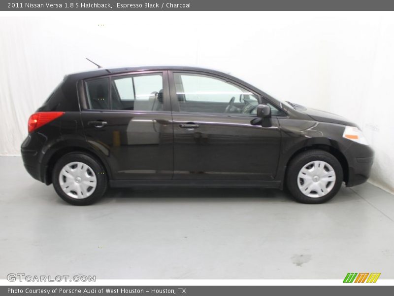 Espresso Black / Charcoal 2011 Nissan Versa 1.8 S Hatchback