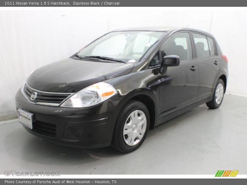Espresso Black / Charcoal 2011 Nissan Versa 1.8 S Hatchback