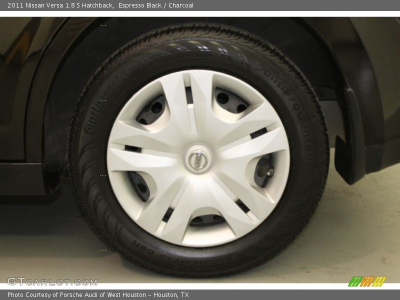 Espresso Black / Charcoal 2011 Nissan Versa 1.8 S Hatchback