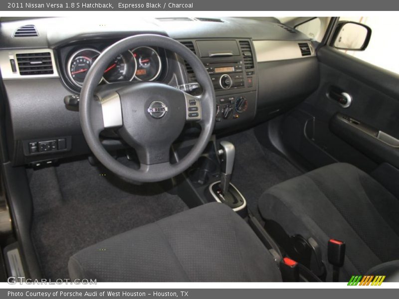 Espresso Black / Charcoal 2011 Nissan Versa 1.8 S Hatchback
