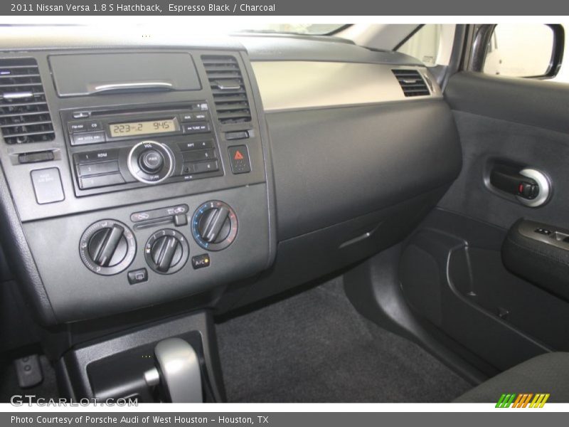 Espresso Black / Charcoal 2011 Nissan Versa 1.8 S Hatchback