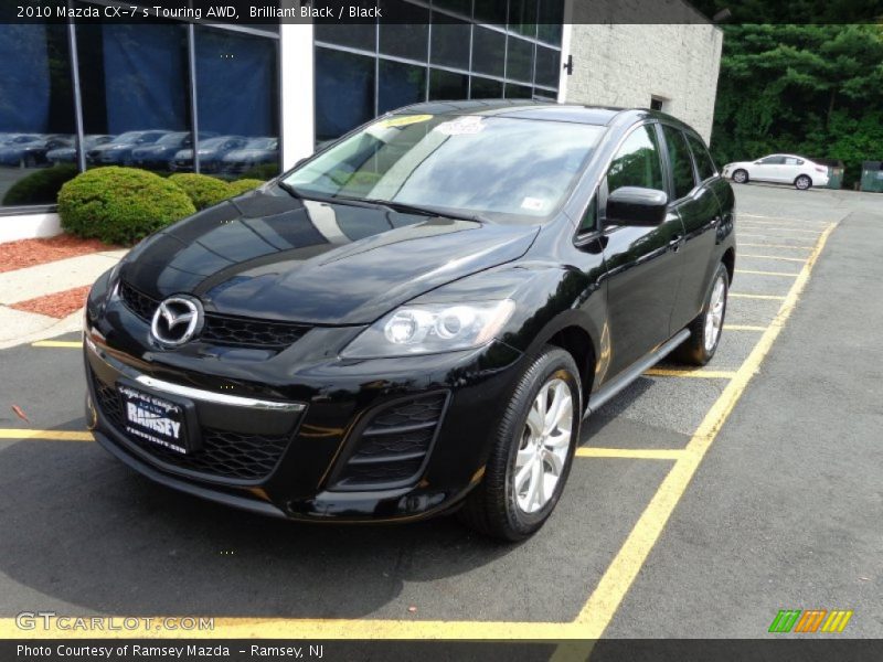 Brilliant Black / Black 2010 Mazda CX-7 s Touring AWD