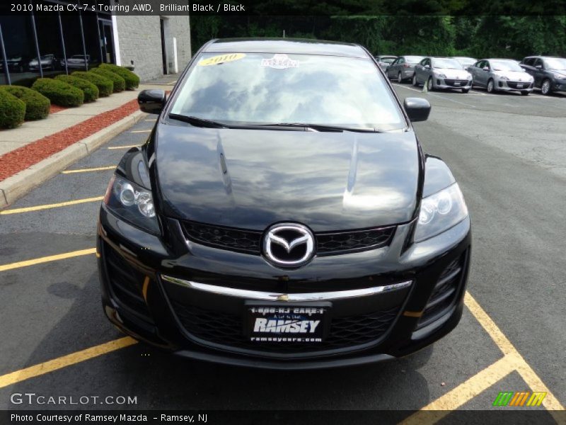 Brilliant Black / Black 2010 Mazda CX-7 s Touring AWD