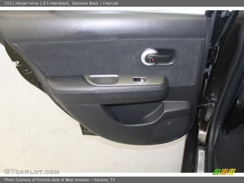 Espresso Black / Charcoal 2011 Nissan Versa 1.8 S Hatchback