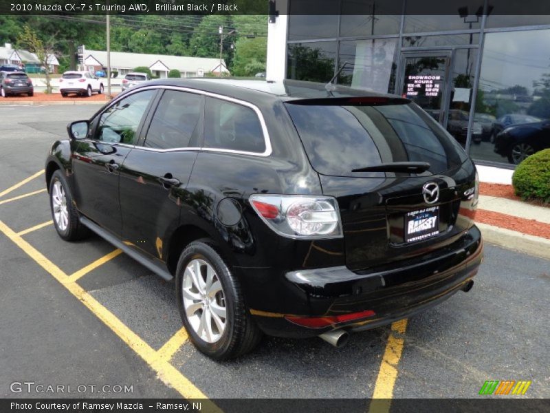 Brilliant Black / Black 2010 Mazda CX-7 s Touring AWD