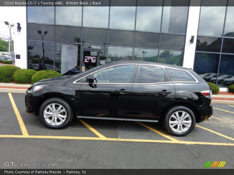 Brilliant Black / Black 2010 Mazda CX-7 s Touring AWD