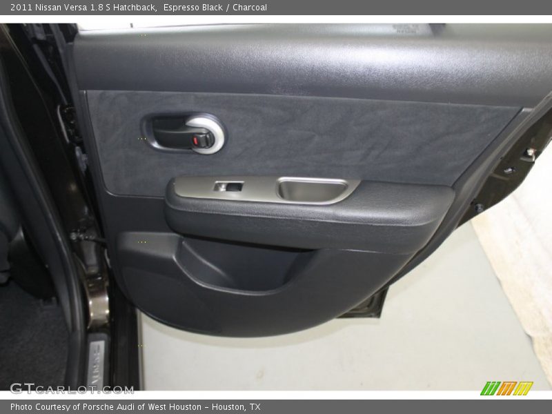 Espresso Black / Charcoal 2011 Nissan Versa 1.8 S Hatchback