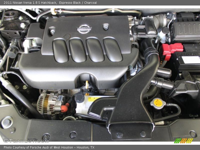 Espresso Black / Charcoal 2011 Nissan Versa 1.8 S Hatchback