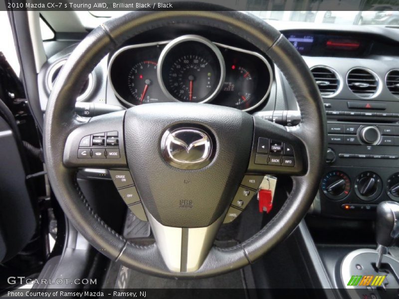 Brilliant Black / Black 2010 Mazda CX-7 s Touring AWD
