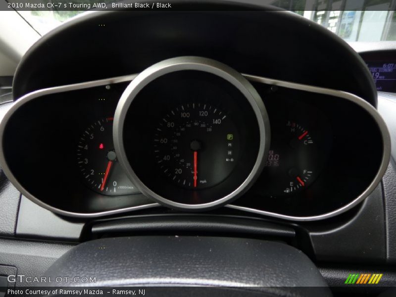 Brilliant Black / Black 2010 Mazda CX-7 s Touring AWD