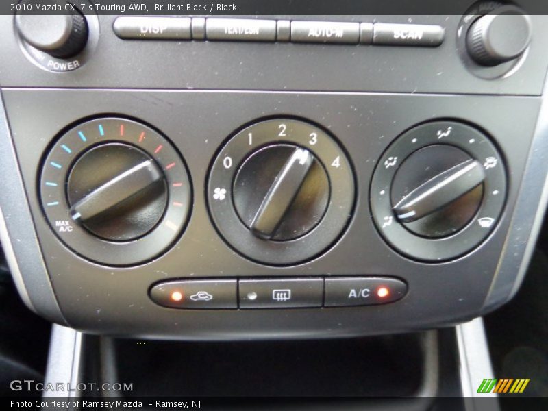 Brilliant Black / Black 2010 Mazda CX-7 s Touring AWD