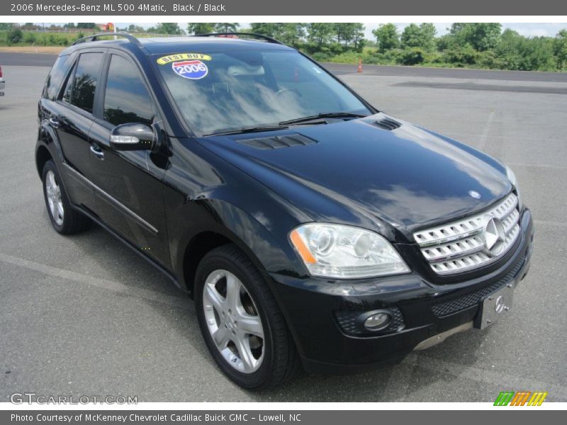 Black / Black 2006 Mercedes-Benz ML 500 4Matic