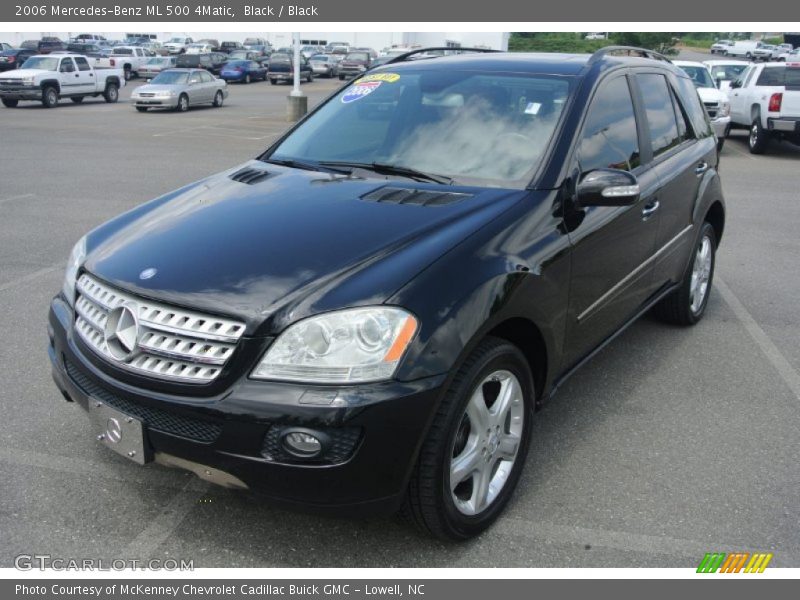 Black / Black 2006 Mercedes-Benz ML 500 4Matic