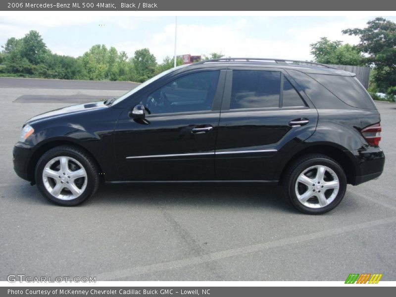Black / Black 2006 Mercedes-Benz ML 500 4Matic