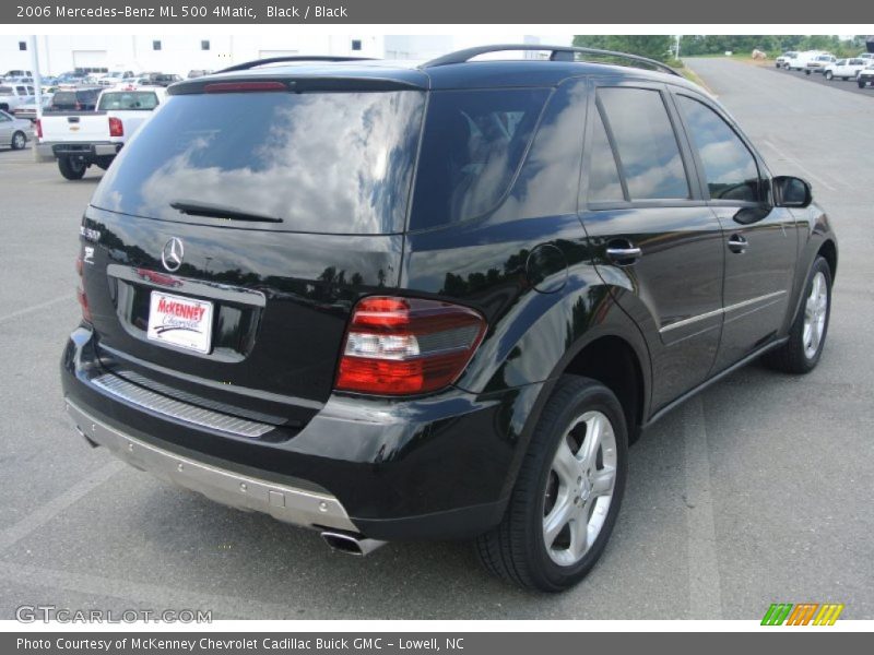 Black / Black 2006 Mercedes-Benz ML 500 4Matic