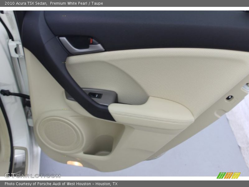 Premium White Pearl / Taupe 2010 Acura TSX Sedan