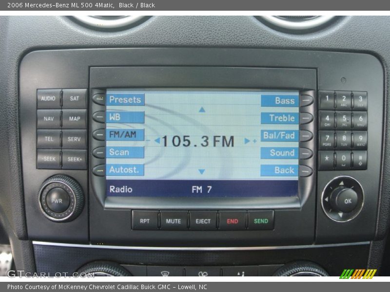 Black / Black 2006 Mercedes-Benz ML 500 4Matic