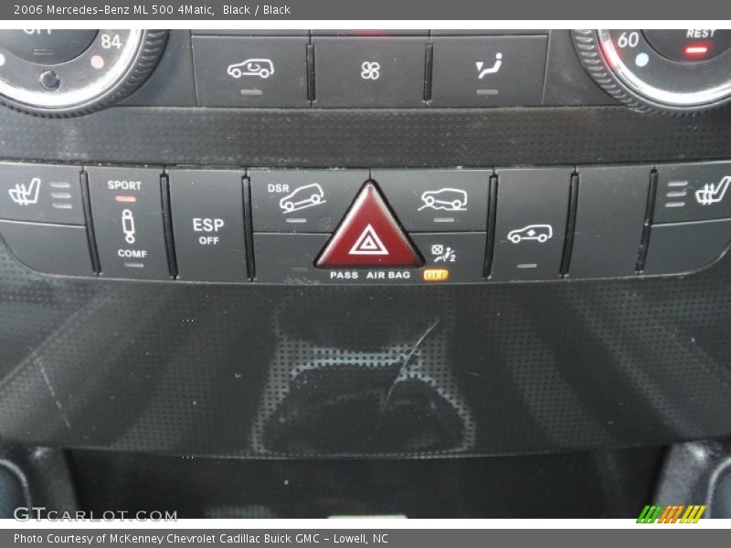 Black / Black 2006 Mercedes-Benz ML 500 4Matic