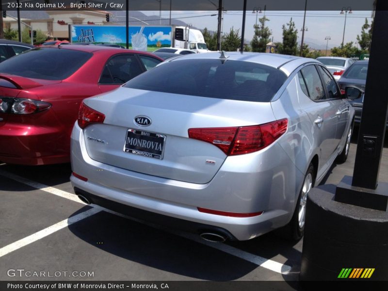 Bright Silver / Gray 2012 Kia Optima LX