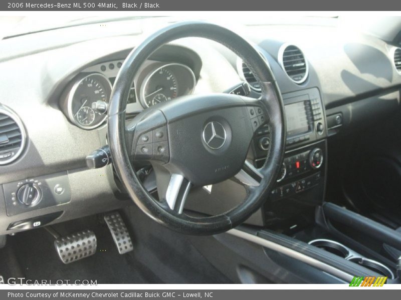 Black / Black 2006 Mercedes-Benz ML 500 4Matic