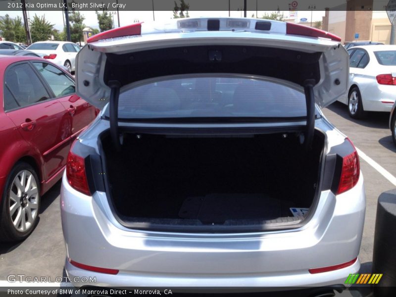  2012 Optima LX Trunk