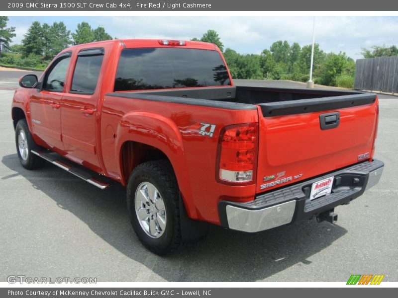 Fire Red / Light Cashmere 2009 GMC Sierra 1500 SLT Crew Cab 4x4