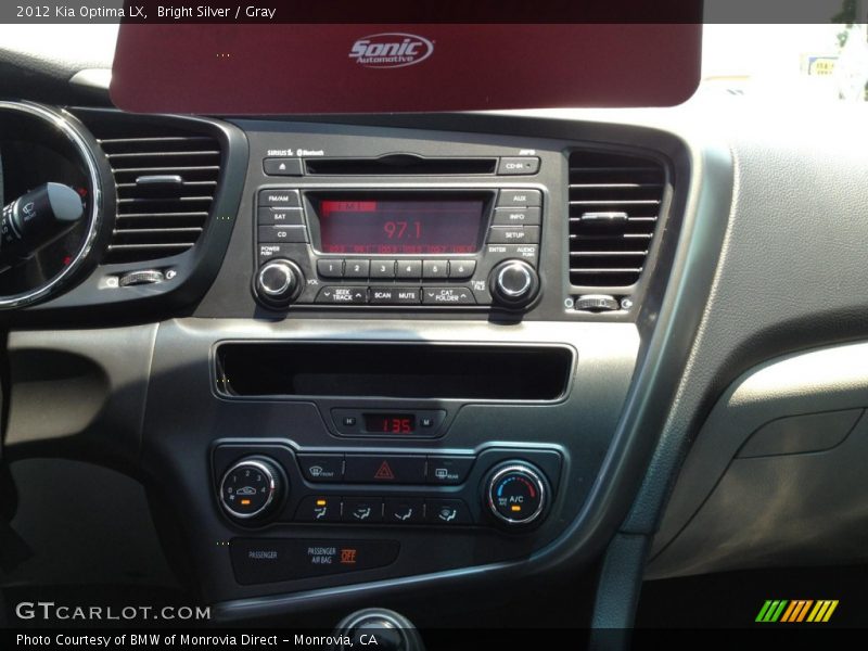 Bright Silver / Gray 2012 Kia Optima LX