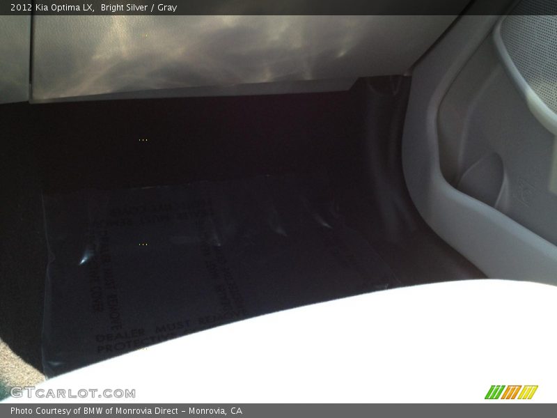 Bright Silver / Gray 2012 Kia Optima LX