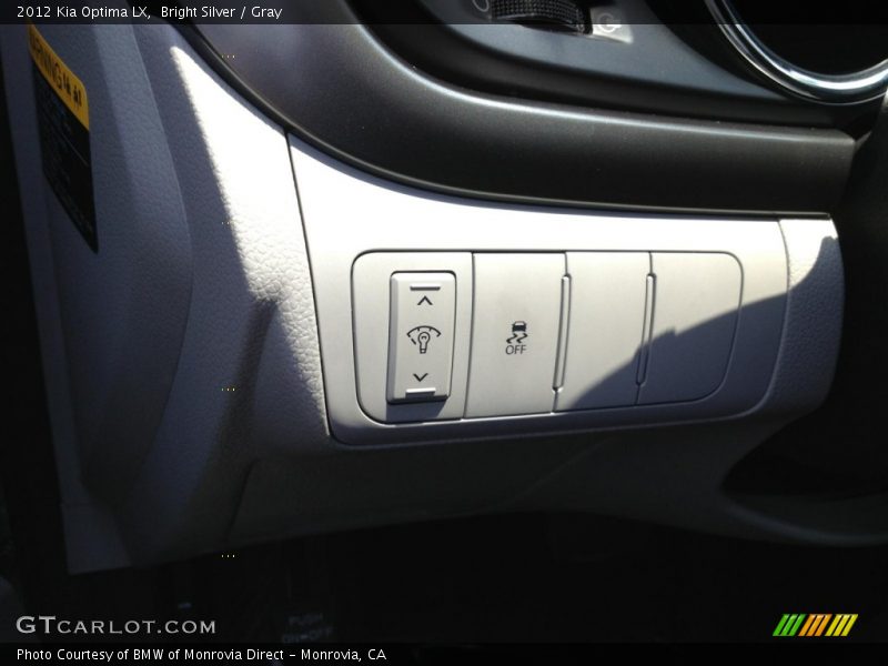 Bright Silver / Gray 2012 Kia Optima LX