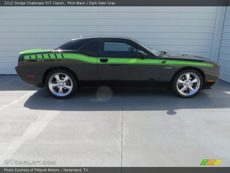 Pitch Black / Dark Slate Gray 2012 Dodge Challenger R/T Classic