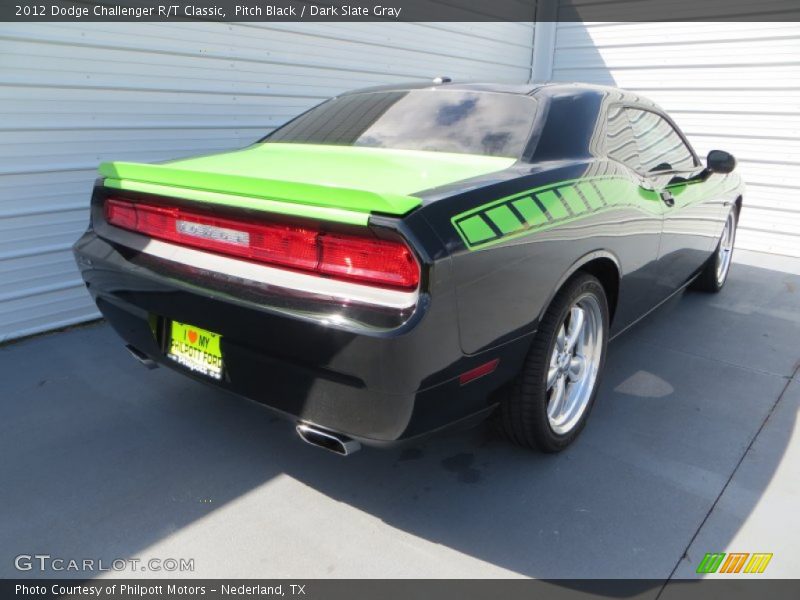 Pitch Black / Dark Slate Gray 2012 Dodge Challenger R/T Classic
