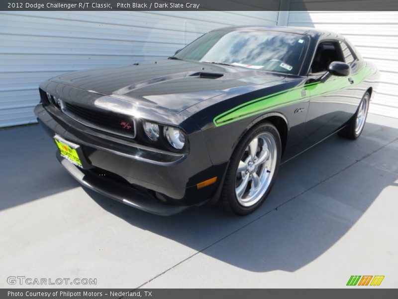 Pitch Black / Dark Slate Gray 2012 Dodge Challenger R/T Classic
