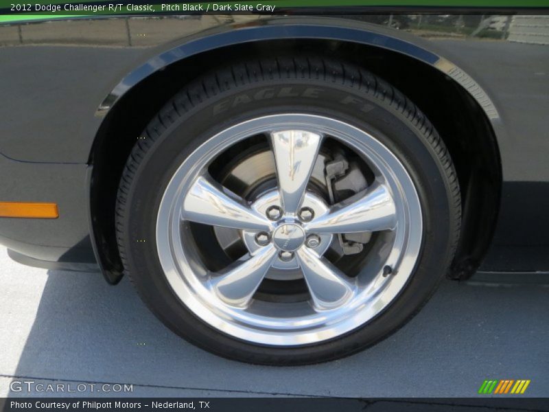 Pitch Black / Dark Slate Gray 2012 Dodge Challenger R/T Classic