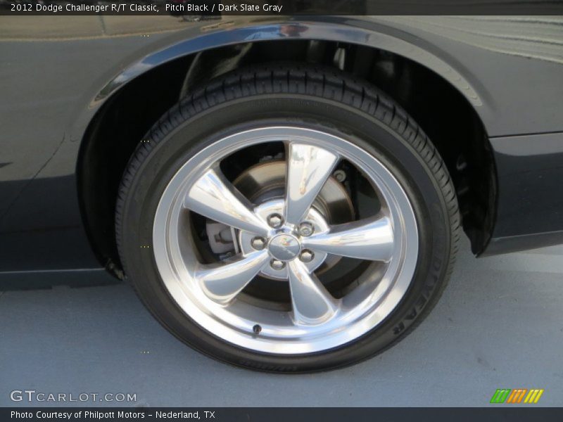 Pitch Black / Dark Slate Gray 2012 Dodge Challenger R/T Classic