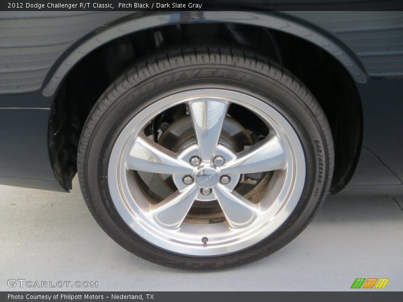 Pitch Black / Dark Slate Gray 2012 Dodge Challenger R/T Classic