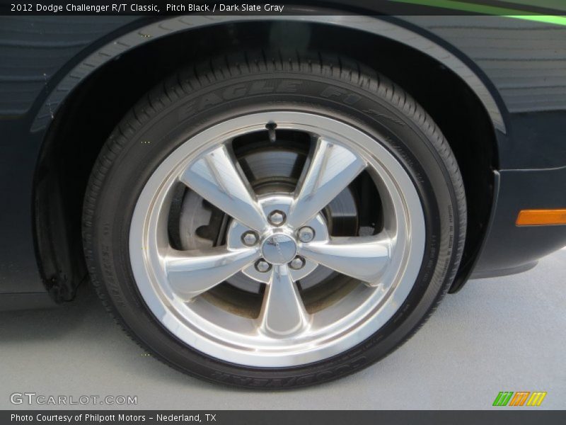 Pitch Black / Dark Slate Gray 2012 Dodge Challenger R/T Classic