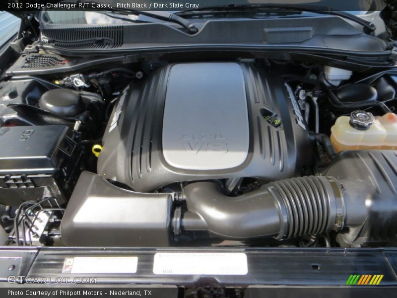 Pitch Black / Dark Slate Gray 2012 Dodge Challenger R/T Classic