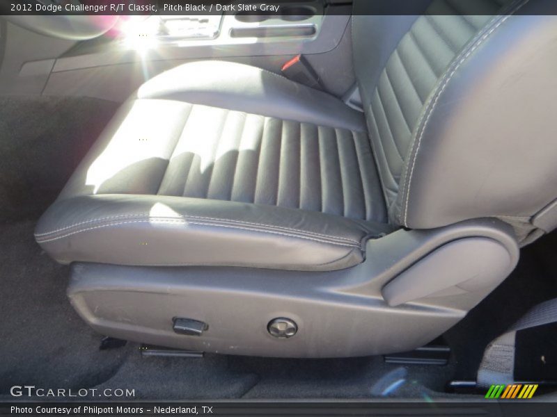 Pitch Black / Dark Slate Gray 2012 Dodge Challenger R/T Classic