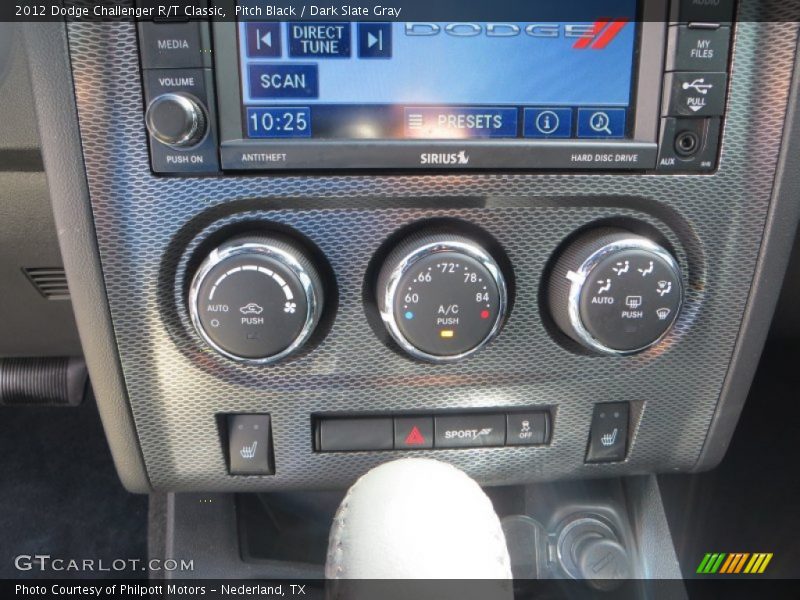 Pitch Black / Dark Slate Gray 2012 Dodge Challenger R/T Classic