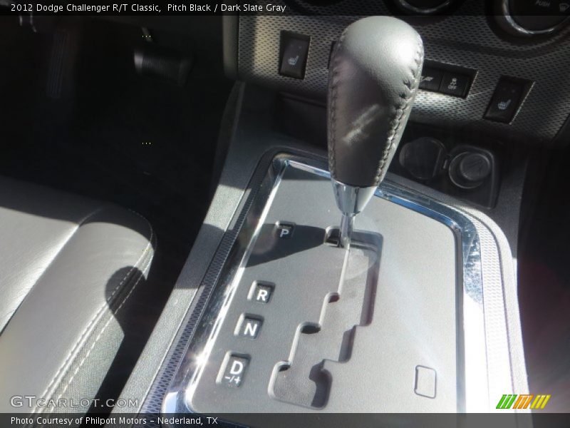 Pitch Black / Dark Slate Gray 2012 Dodge Challenger R/T Classic