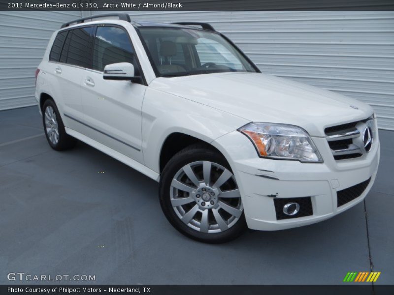 Arctic White / Almond/Black 2012 Mercedes-Benz GLK 350