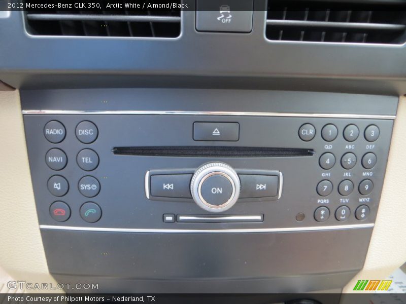 Arctic White / Almond/Black 2012 Mercedes-Benz GLK 350