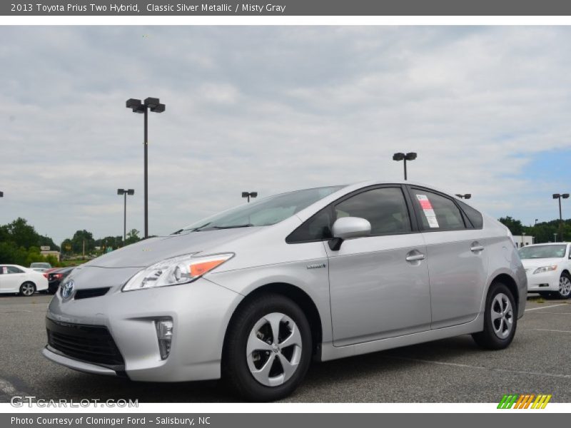 Classic Silver Metallic / Misty Gray 2013 Toyota Prius Two Hybrid