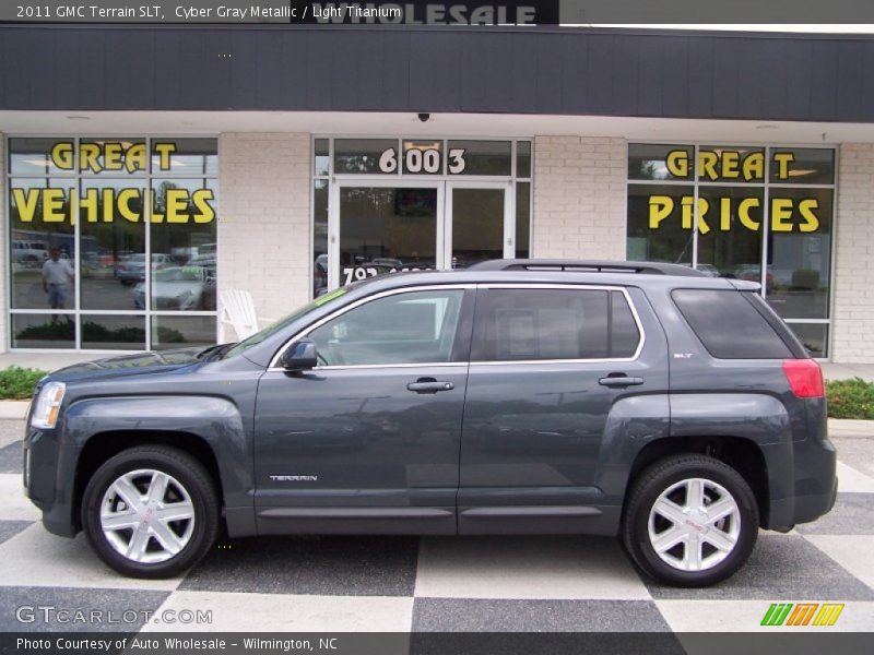 Cyber Gray Metallic / Light Titanium 2011 GMC Terrain SLT