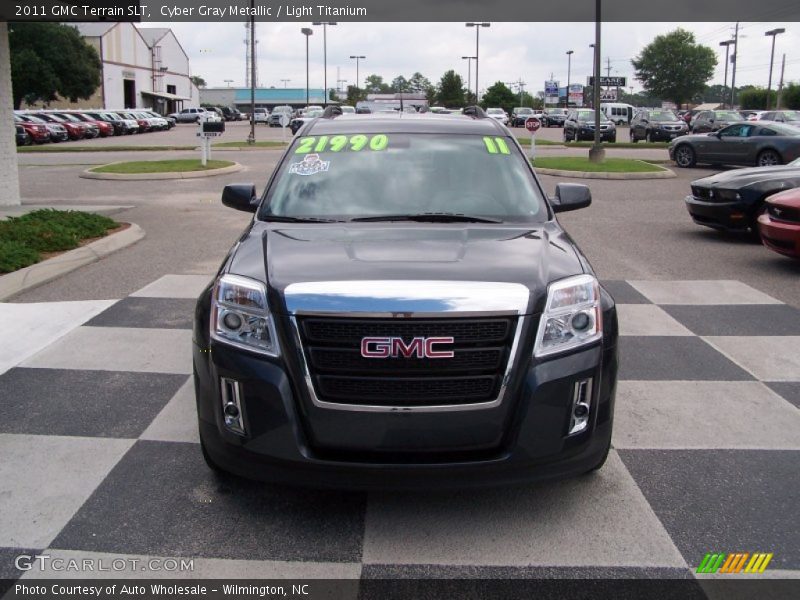 Cyber Gray Metallic / Light Titanium 2011 GMC Terrain SLT