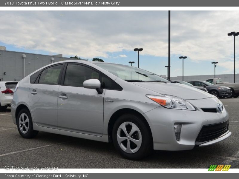 Classic Silver Metallic / Misty Gray 2013 Toyota Prius Two Hybrid